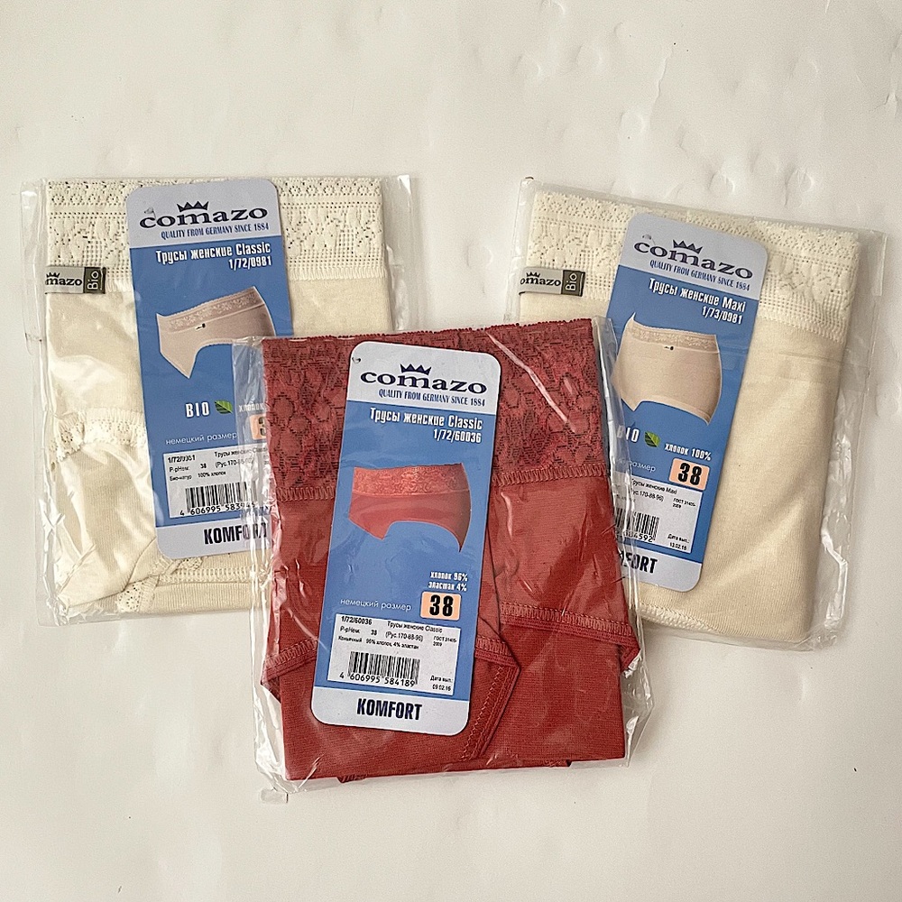 Comazo New German Bottom Underwear Set of 3 Size S
